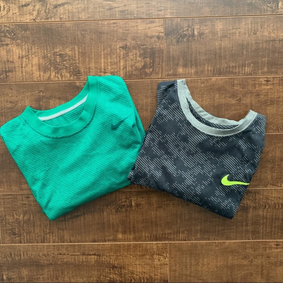 2 for $20 Men's Nike Dri-Fit T-Shirt's, Green & Black, Size Large